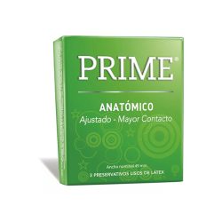 Preservativo Prime Anatómico Cosmética Íntima sexshop
