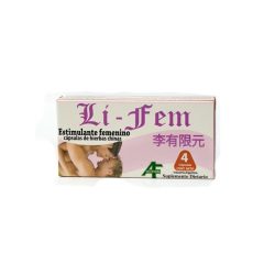 LiFem x4: Estimulante Femenino Afrodisíacos sexshop