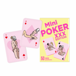 Mini Poker XXX – 50 Cartas Con Posiciones Sexuales 4x3 Sexitive sexshop