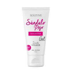 Lubricante Femenino SensBomb Sándalo Rojo 70 ml 4x3 Sexitive sexshop