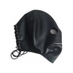 Mascara Simil Cuero con cierre Castidad sexshop