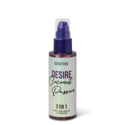 Aceite y Lubricante Desire Coconut 60 ml. 4x3 Sexitive sexshop