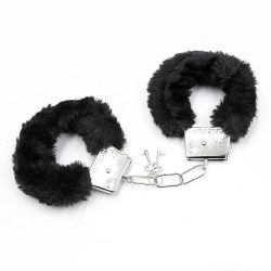 ST Furry Cuffs Negro