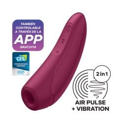 Satisfyer Curvy 1+ App - Bordo