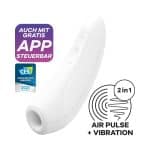 Satisfyer Curvy 1+ App – Blanco Succionadores de clítoris sexshop