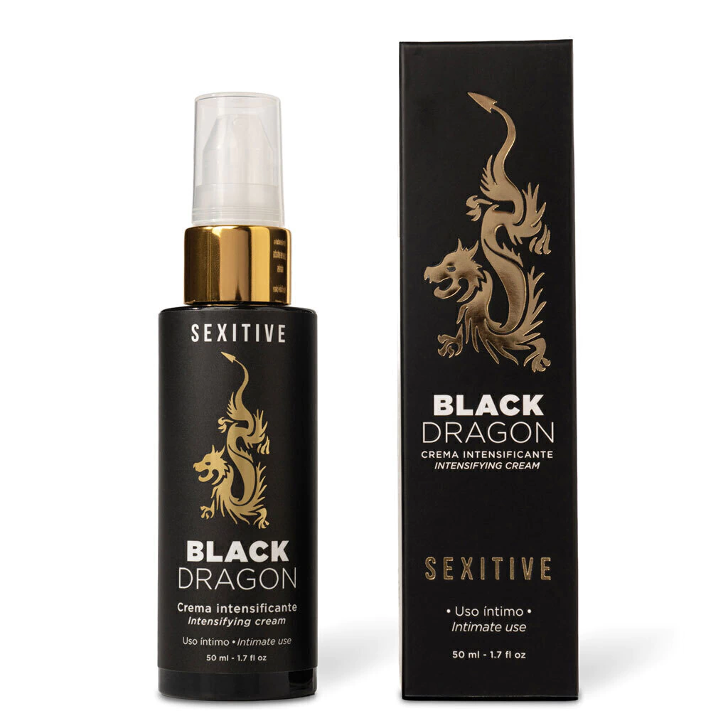 Crema intensificante black dragon cosmética íntima sexshop 2 Crema intensificante black dragon
