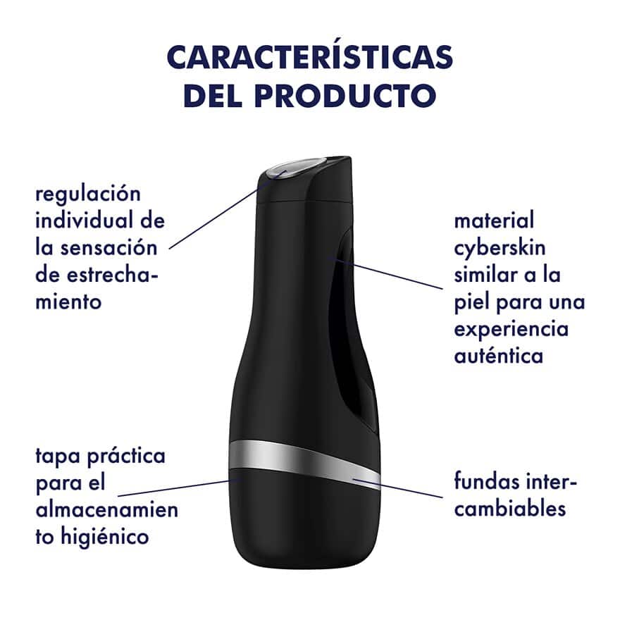 Satisfyer men classic silver pene sexshop 5 Satisfyer men classic silver - imagen 4