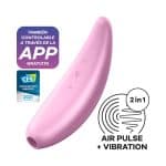 Satisfyer Curvy 3+ App Succionadores de clítoris sexshop