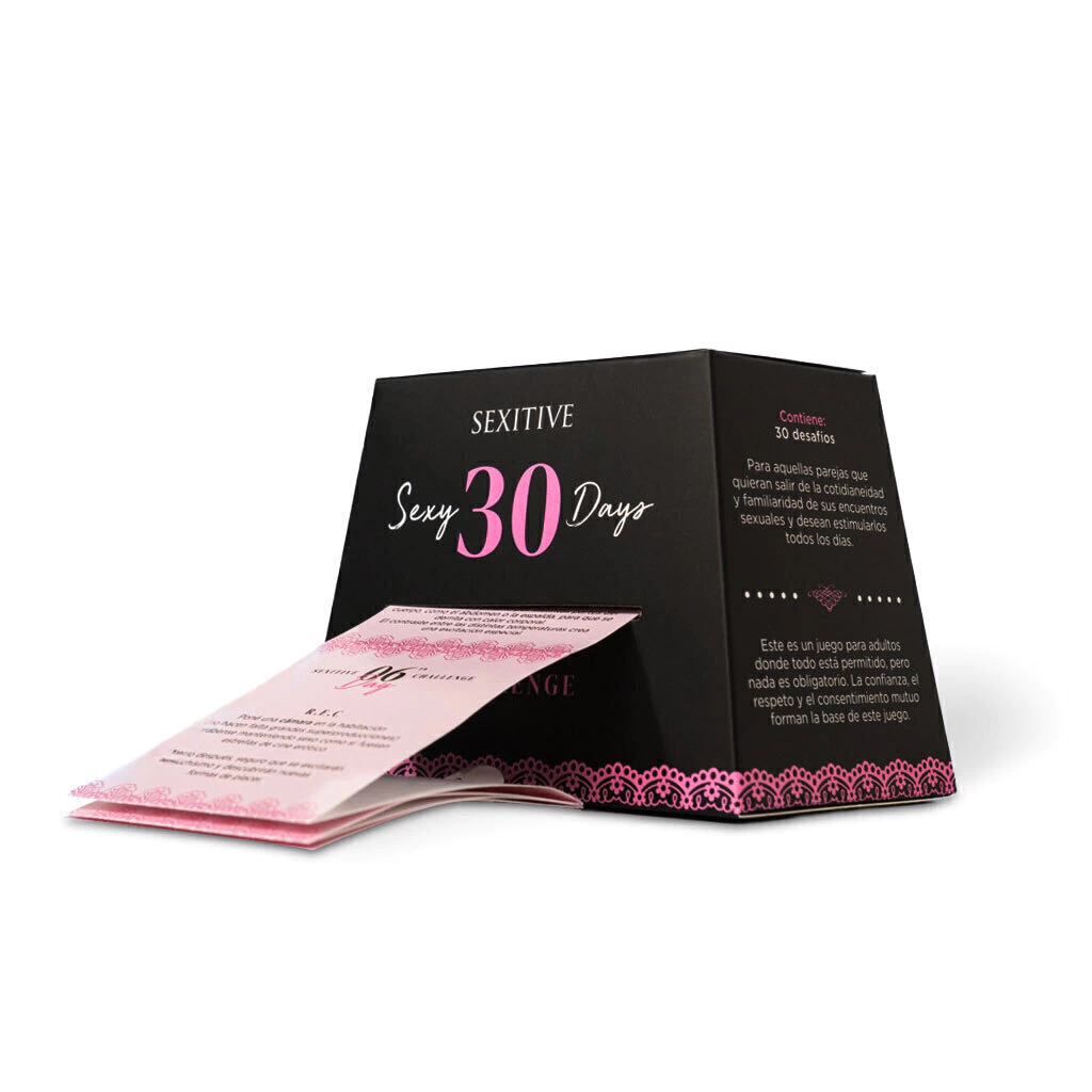 Juego desafío: 30 días sexy juegos eróticos sexshop 3 Juego desafío: 30 días sexy - imagen 2