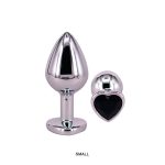 ST Plug Metálico S Corazón Negro Anales sexshop 3 ST Plug Metálico S Corazón Negro Anales sexshop