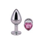 ST Plug Metálico S Corazón Rosa Anales sexshop 3 ST Plug Metálico S Corazón Rosa Anales sexshop
