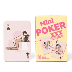 Mini Poker XXX - 50 Cartas Con Posiciones Sexuales