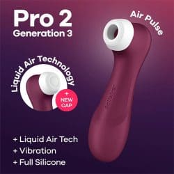 Satisfyer Pro 2 G3 Wine Red