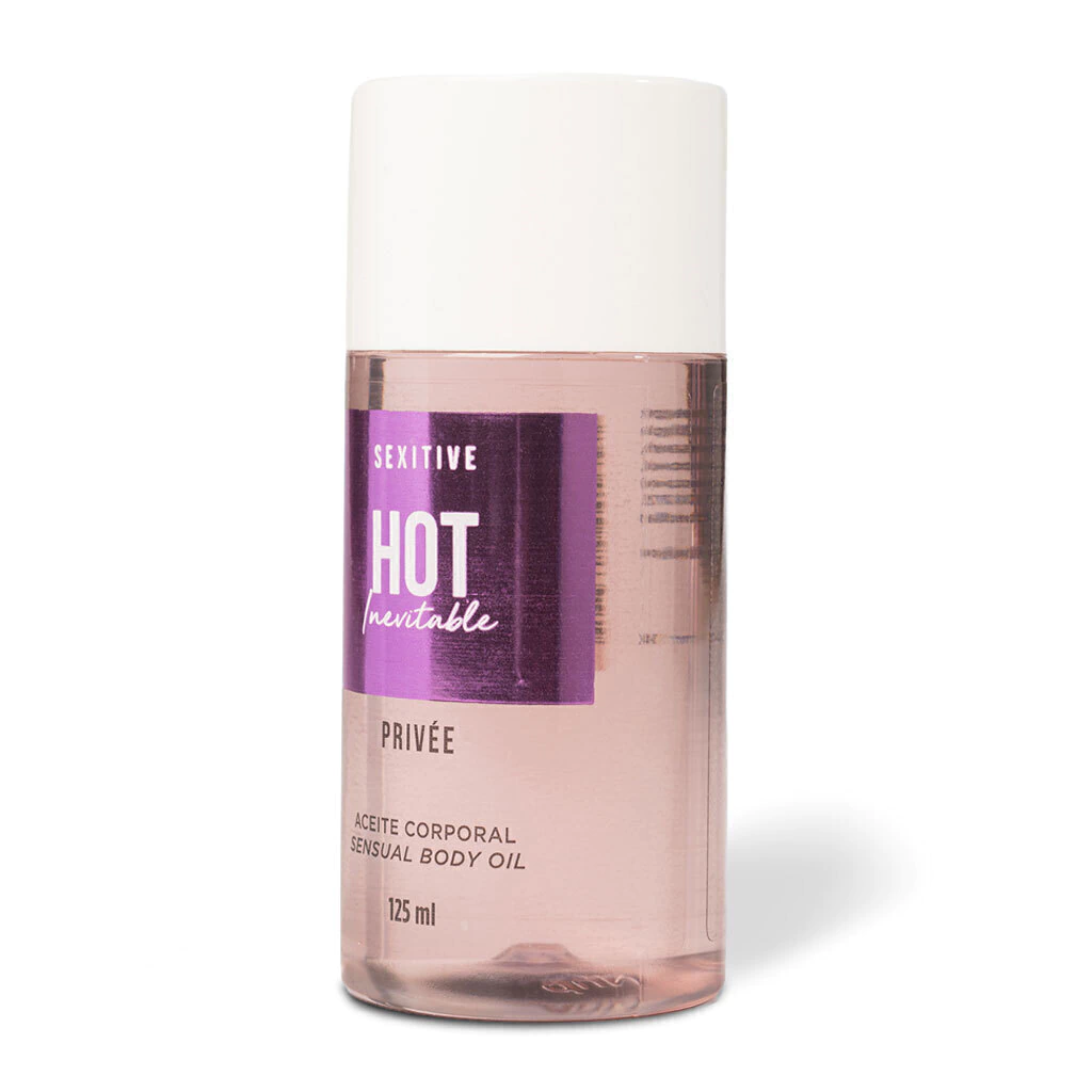 Aceite corporal hot inevitable priveé 125 ml aceites corporales sexshop 3 Aceite corporal hot inevitable priveé 125 ml - imagen 2