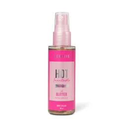 Body Splash Hot Inevitable Priveé con Glitter 60 ml