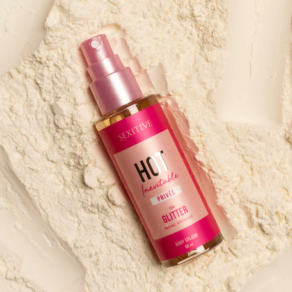 Body splash hot inevitable priveé con glitter 60 ml cosmética íntima sexshop 4 Body splash hot inevitable priveé con glitter 60 ml - imagen 3