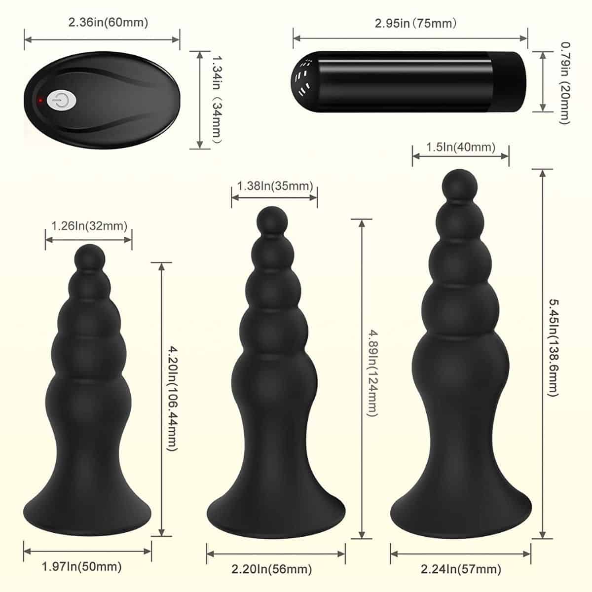 St dilatadores anales initiation kit 3 anales sexshop 4 St dilatadores anales initiation kit 3 - imagen 3