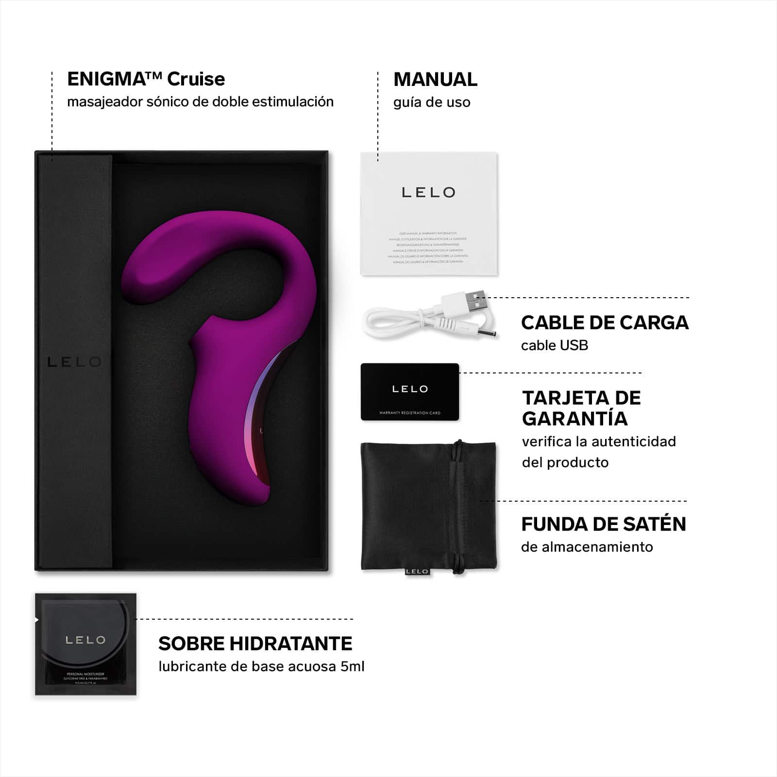 Lelo enigma cruise vibrador doble masajeador punto g y clítoris sexshop 6 Lelo enigma cruise vibrador doble masajeador - imagen 5
