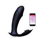 Estimulador Prostatico con App Wear Anales sexshop 5 Estimulador anal prostatico negro con un celular