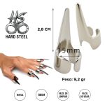 Uñas Postizas de Metal Castidad sexshop