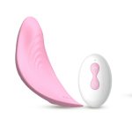 Vibrador rosa con control para ropa interior