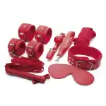 Kit fetiche de 7 piezas rojo