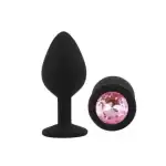Plug Silicona Pyxis M Strass Rosa Anales sexshop
