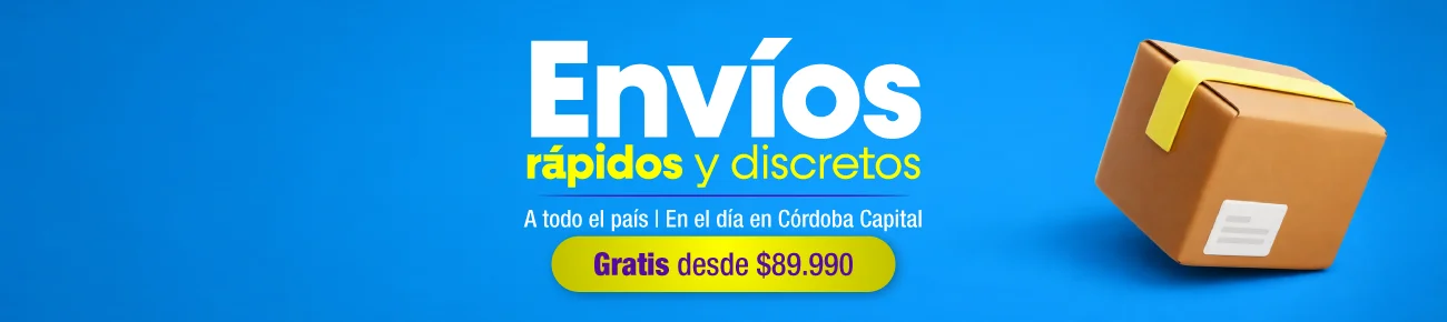 Envíos rápidos y discretos. A todo el país.
