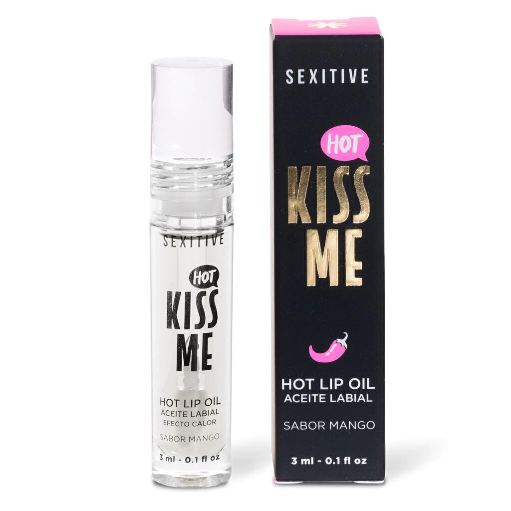 Kiss me – hot lip oil efecto calor sabor mango 3 ml cosmética íntima sexshop 2 Kiss me - hot lip oil efecto calor sabor mango 3 ml