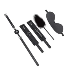 Fetiche Black Kit Juego 4 Piezas Sensuales