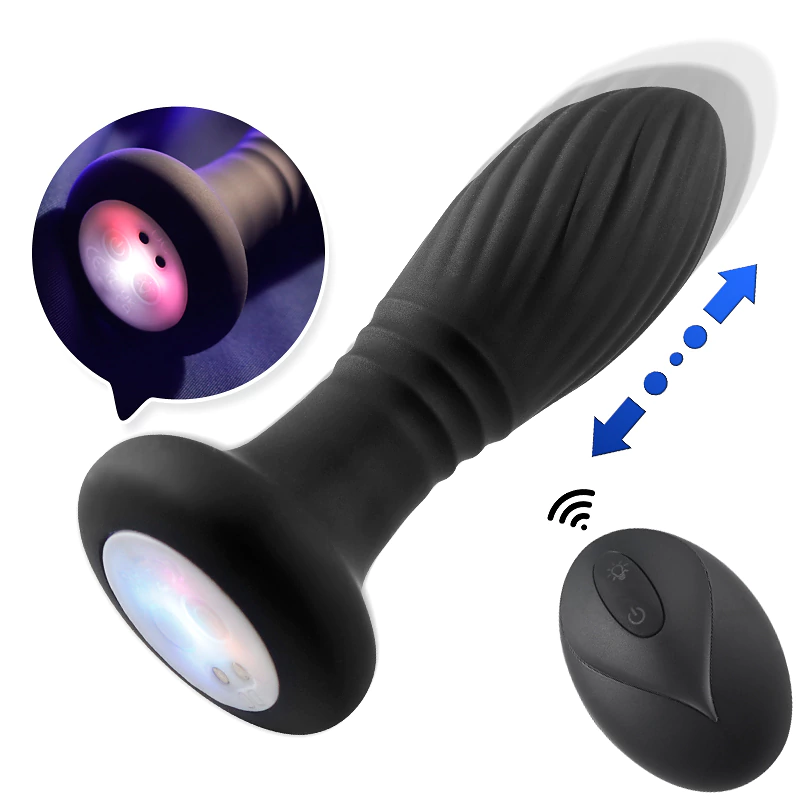 Vibrador plug anal movimiento anales sexshop 5 Vibrador plug anal movimiento - imagen 4