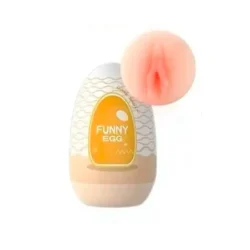 Masturbador Funny Egg Amarillo - Vagina