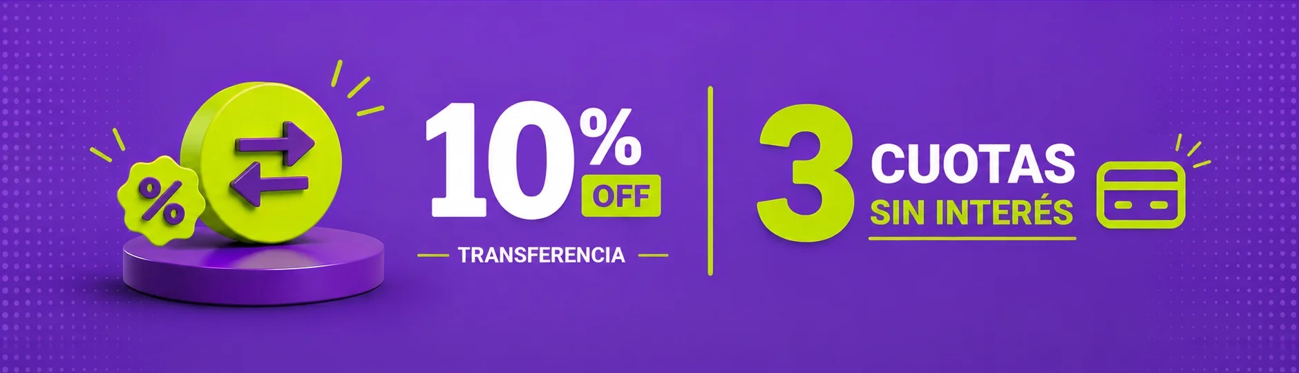 Opciones de pago y transferencias