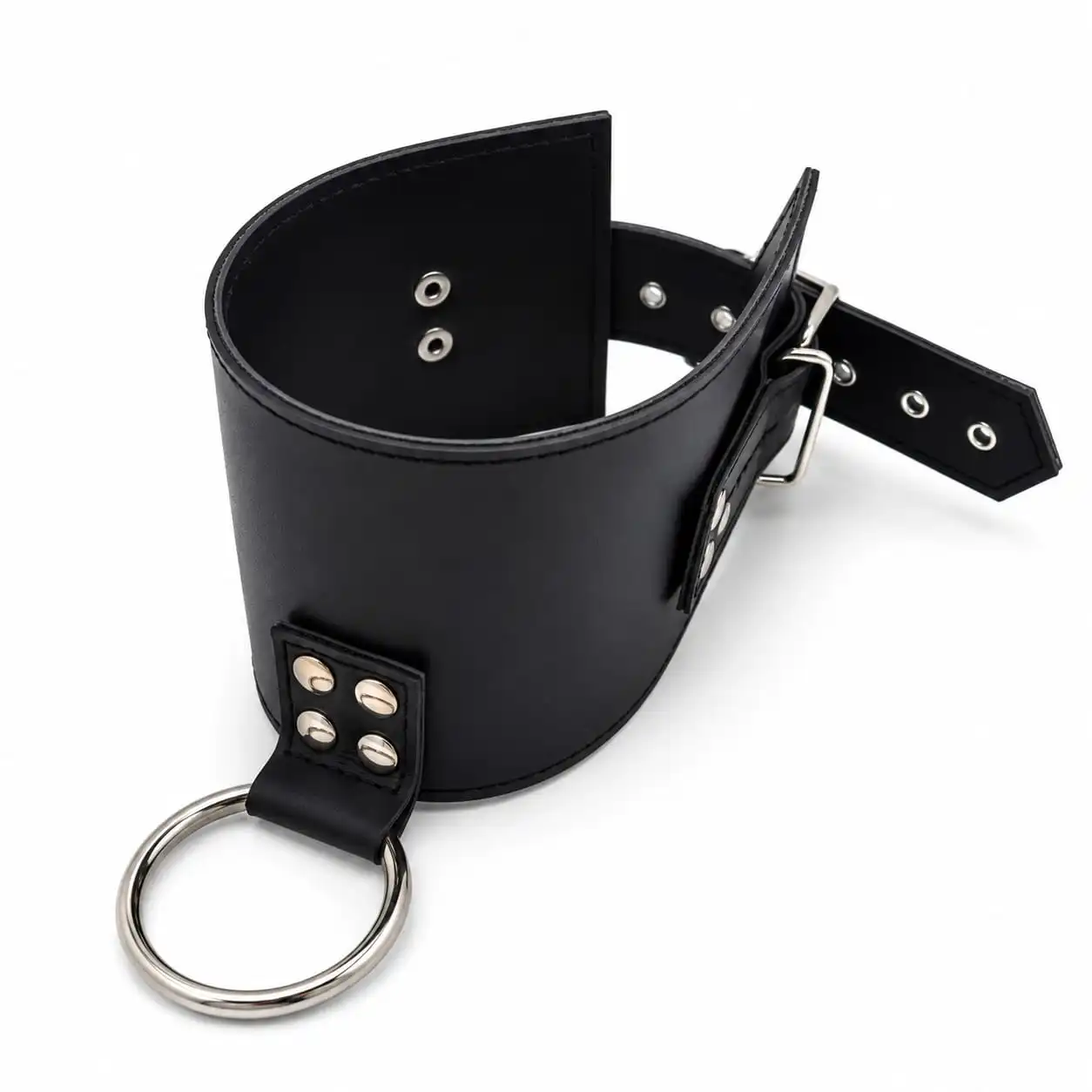 Esposa cuero ancha hebilla fetiche y bondage sexshop 3 Esposa cuero ancha hebilla - imagen 2