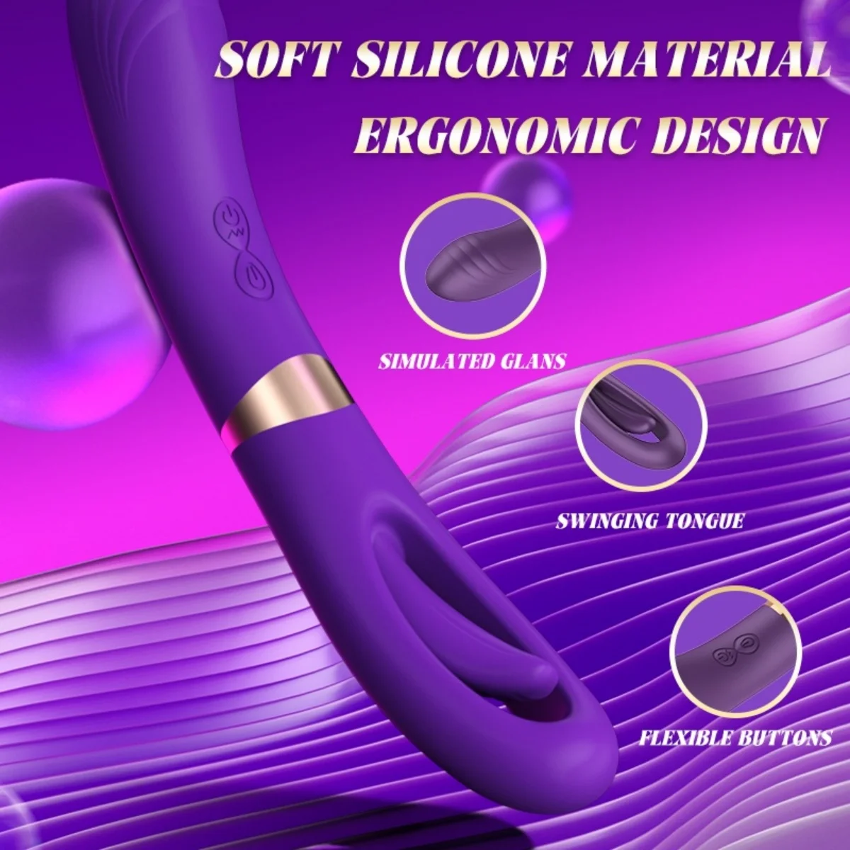 Vibrador dual punta con oscilación vibradores sexshop 5 Vibrador dual punta con oscilación - imagen 4