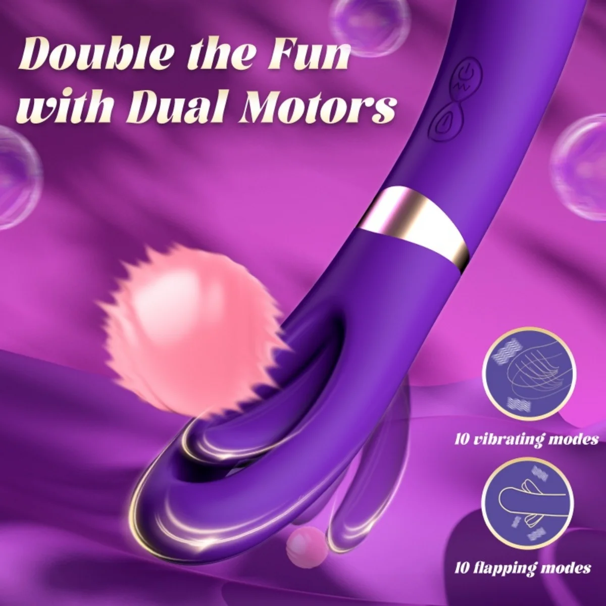 Vibrador dual punta con oscilación vibradores sexshop 8 Vibrador dual punta con oscilación - imagen 7