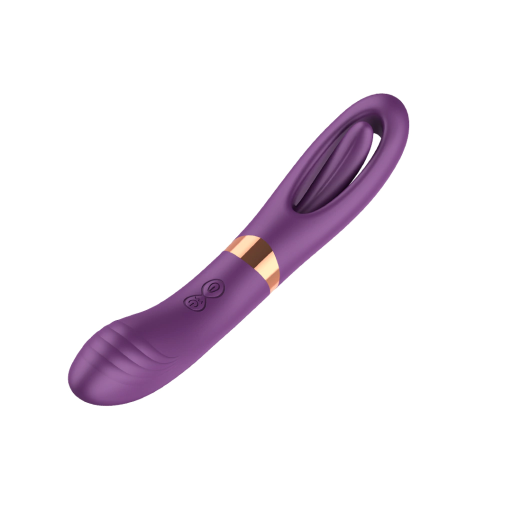 Vibrador dual punta con oscilación vibradores sexshop 2 Vibrador dual punta con oscilación