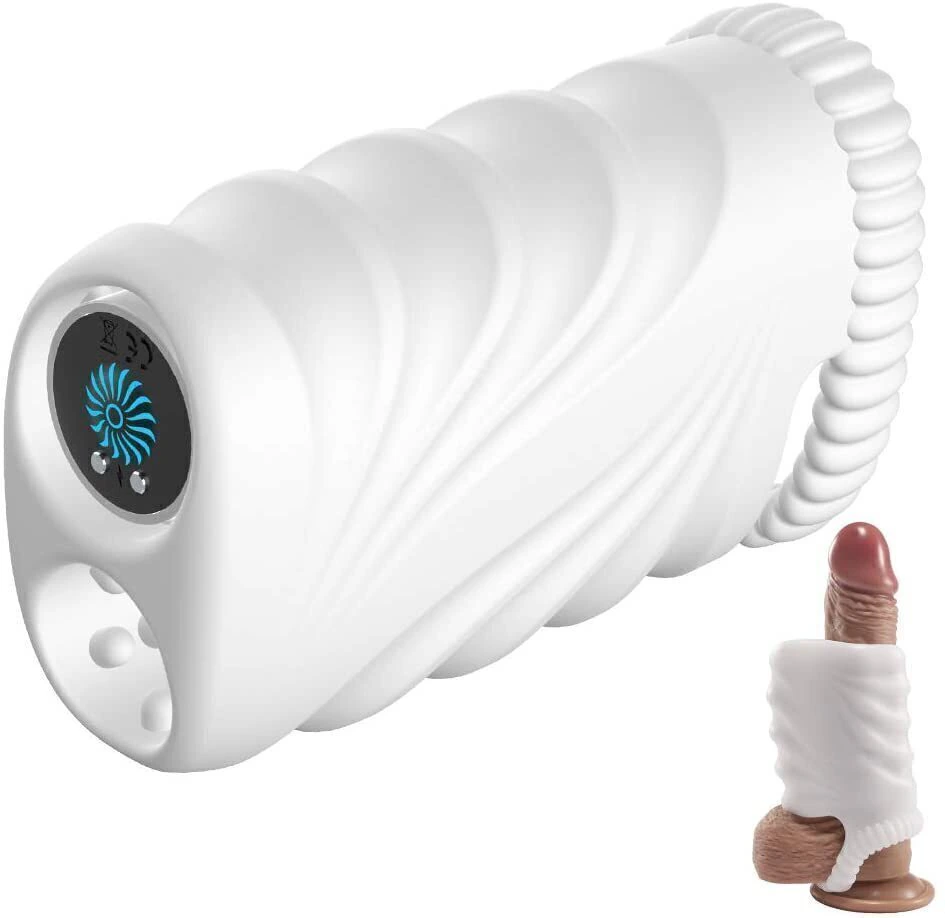 Masturbador masculino vibrador con funda texturizada masturbadores sexshop 3 Masturbador masculino vibrador con funda texturizada - imagen 2