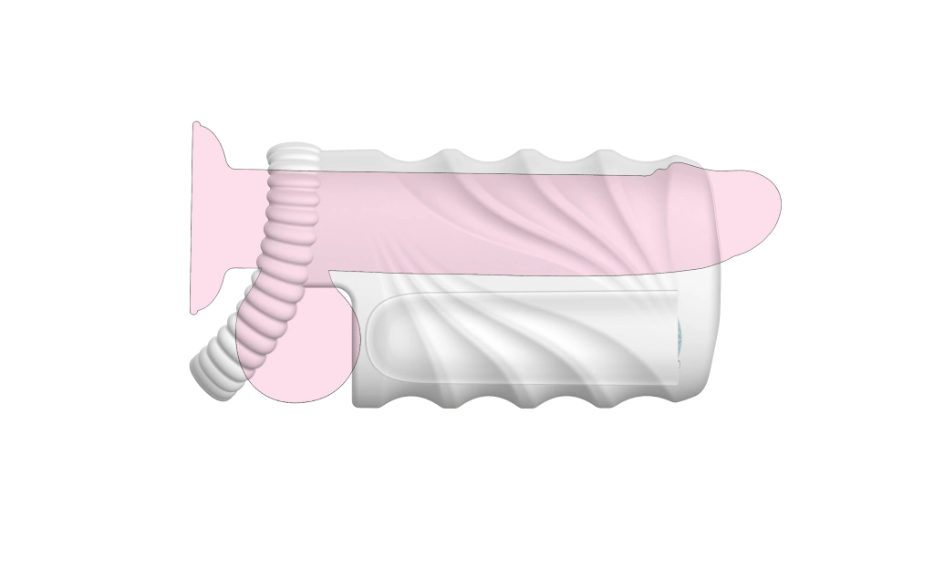 Masturbador masculino vibrador con funda texturizada masturbadores sexshop 6 Masturbador masculino vibrador con funda texturizada - imagen 5